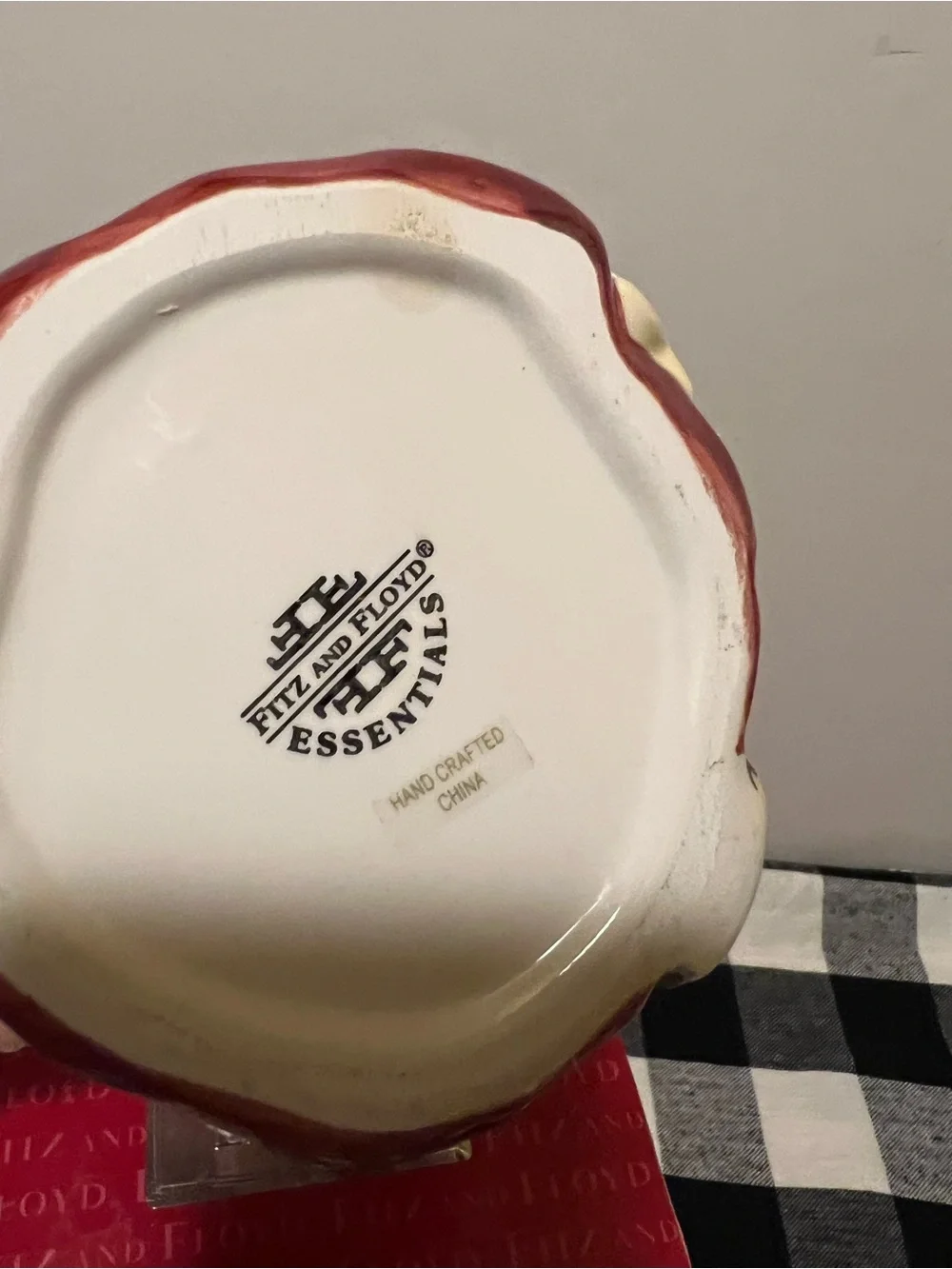 NWT FITZ & FLOYD CANDY LANE TOYBAG CANDLE CUP.